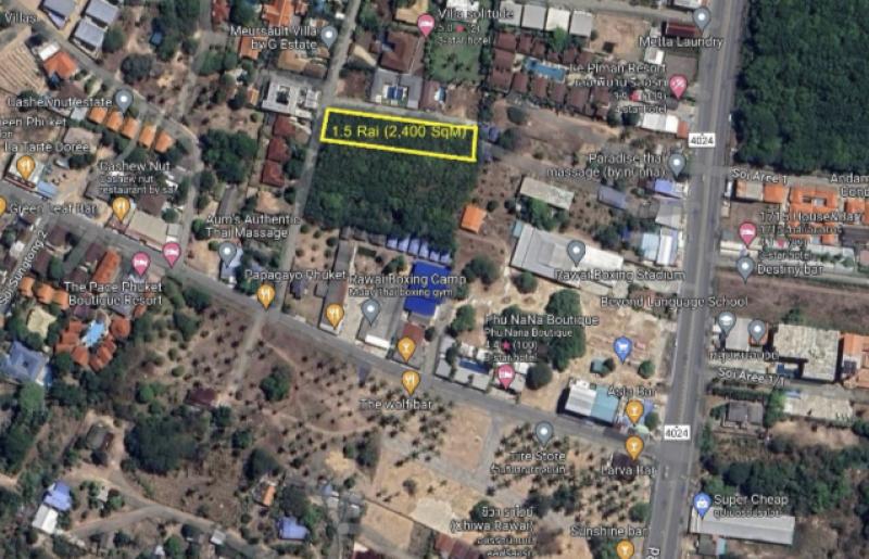 New plot for sale in Rawai